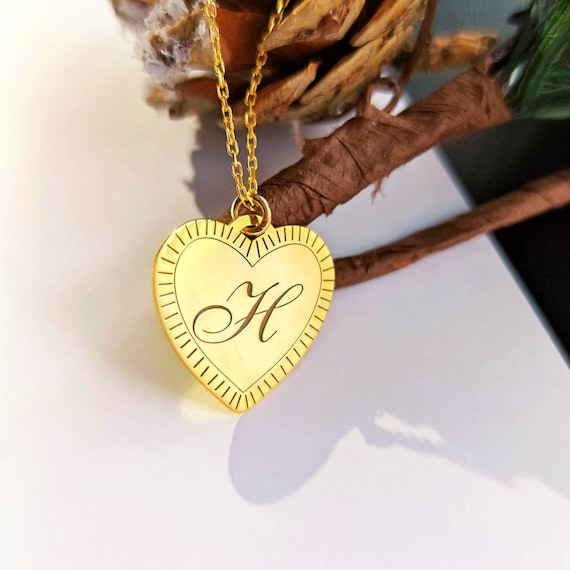 AGVANA Collana Con Lettera Iniziale A Ciondolo In Argento Sterling - Foto 4