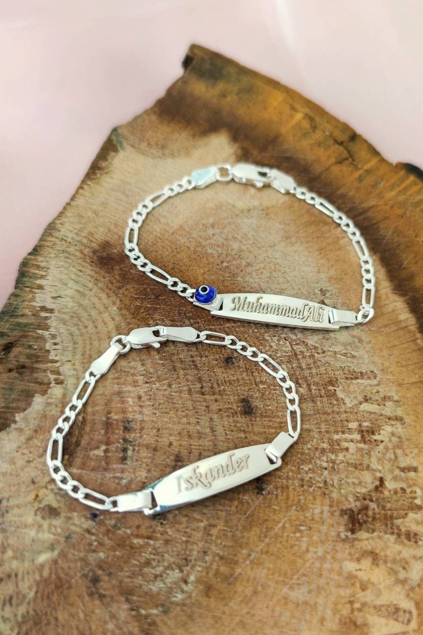 Baby Bracelet Baby Name Bracelet Baby Boy Bracelet Baby Etsy