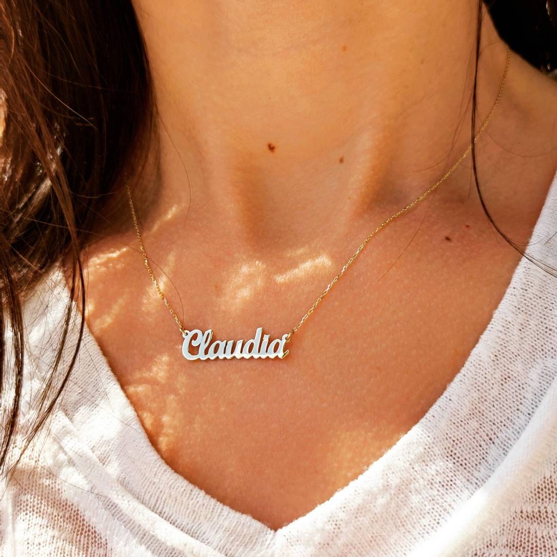 Personalized Name Necklace Custom Name Necklace Handmade pic photo