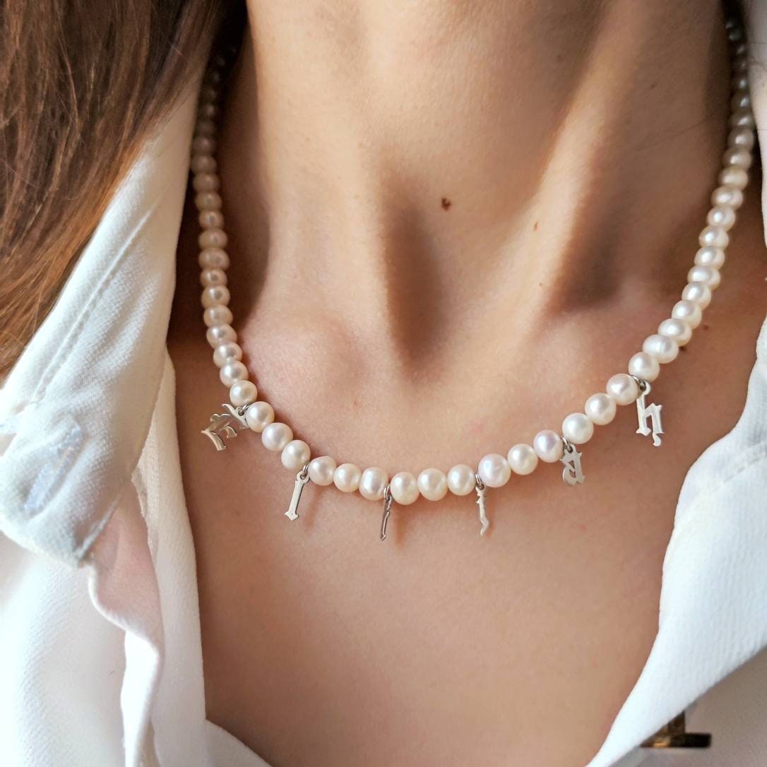 Collana Personalizzata Con Nomi In Argento 925 – Regolabile Con Perline – Regalo Anniversario Per Mamma E Amiche - 2