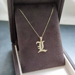 Personalized Initial Necklace, Custom Letter Necklace, Alphabetic Charm, Unique Jewelry, Handmade Jewelry, Necklace for Women, Gold Necklace