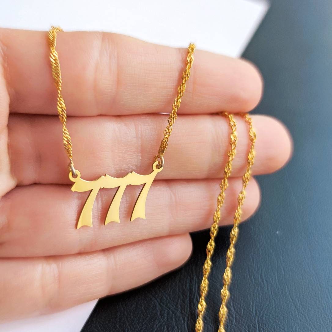 小物 ay 2222 Angel Number Necklace - Etsy