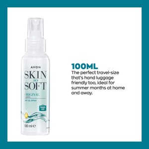 Skin So Soft Dry Oil Spray Moisturiser Travel Essential Original 100ml Original