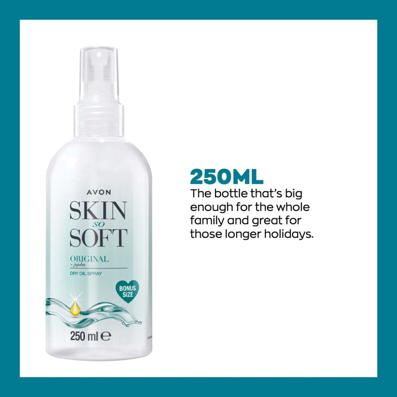 Skin So Soft Dry Oil Spray Moisturiser Travel Essential Original 250ml Original
