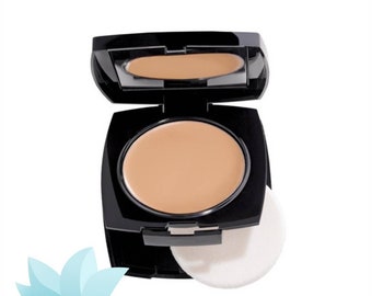 Base de maquillaje compacta en polvo y crema Avon True Flawless SPF15