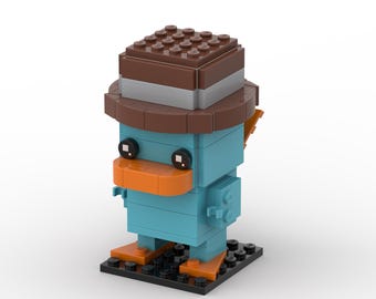 Only PDF Perry the Platypus 2.0 Moc Brickhead Only PDF!(No Bricks included!)