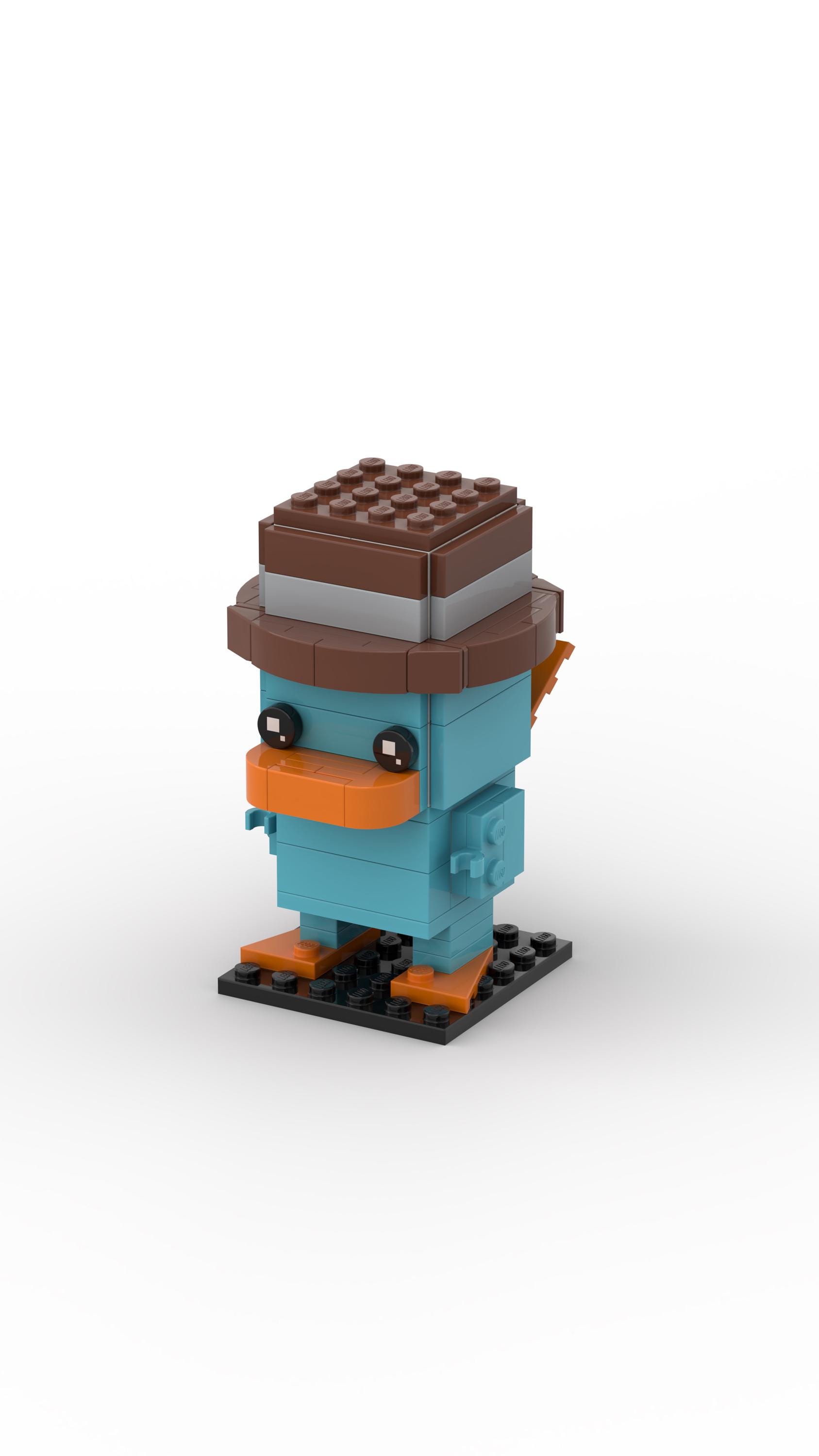 Only PDF Perry the Platypus 2.0 Moc Brickhead Only Pdf!(no Bricks