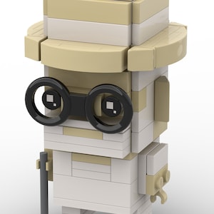 Only PDF John Hammond Jurassic Park Moc(No Bricks included!)