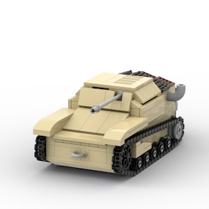 PDF L3/33 タンク Moc のみ (レンガは含まれていません!)