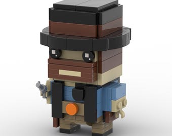 Only PDF Arthur Morgan Moc Klemmbausteine(No Bricks included!)