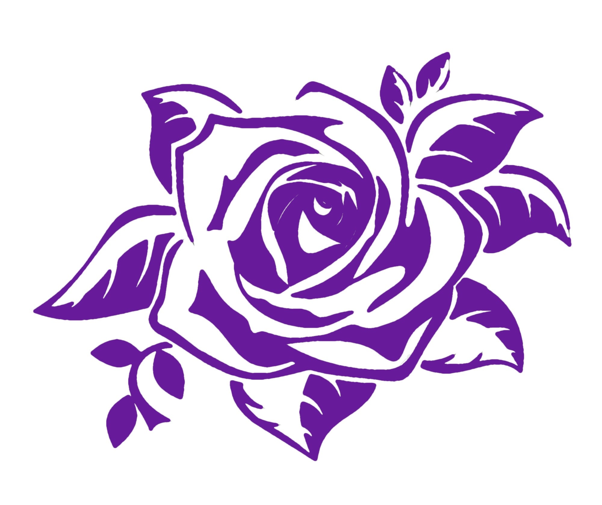 Roses Vinyl Decal Car Decal Sticker For Car Window Bumper Etsy