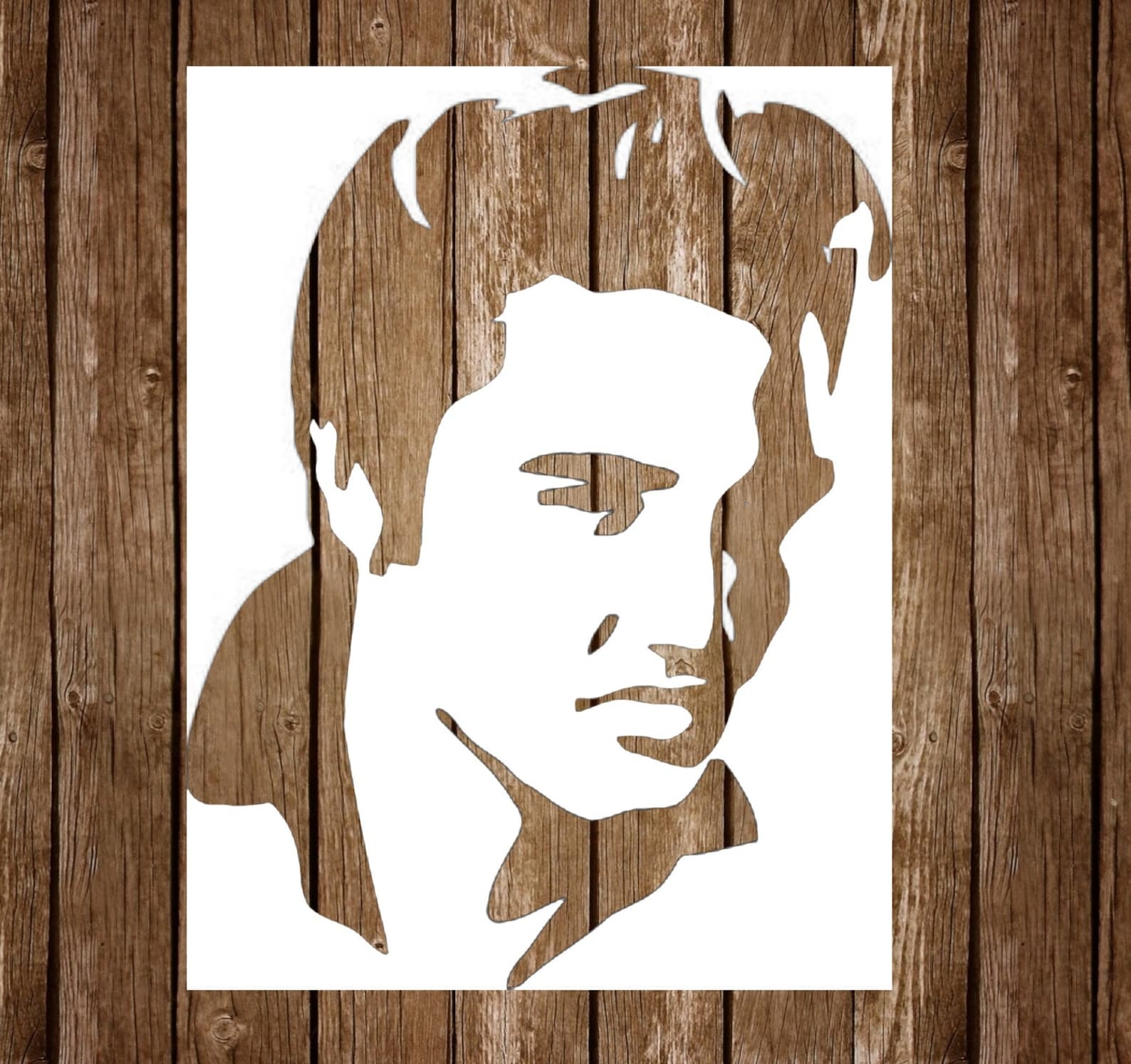 Elvis Presley Reusable Stencil Etsy