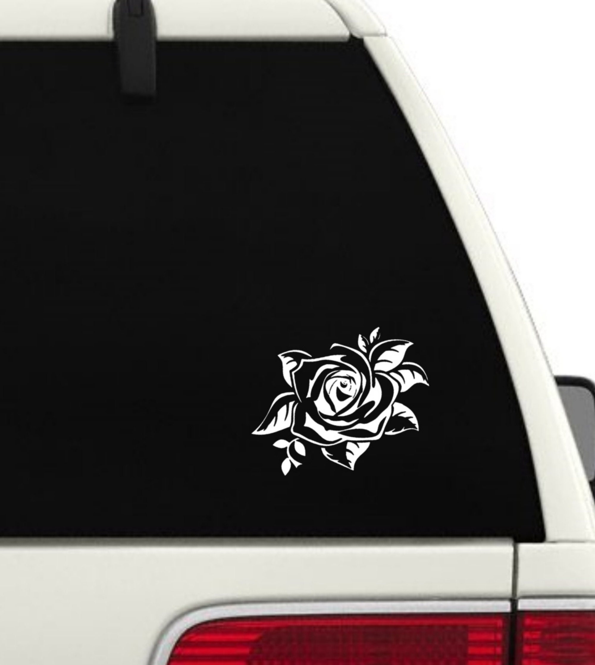 Roses Vinyl Decal Car Decal Sticker For Car Window Bumper Etsy
