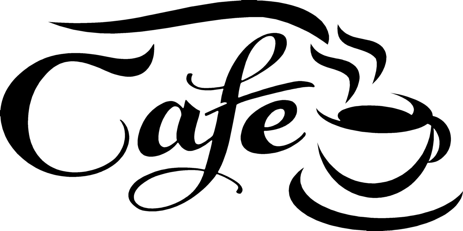 CAFE COFFEE Vinyl Decal Car Decal Sticker For Car Window Etsy