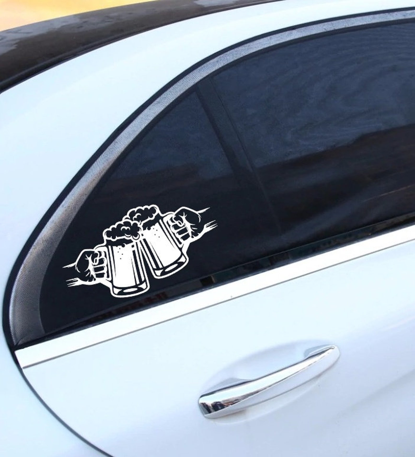 Beer Vinyl Decal Car Decal Sticker For Car Window Bumper Etsy