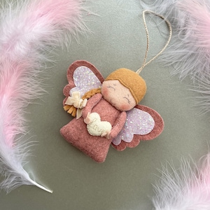 Felt Angel Ornament: Handmade Christmas Decoration