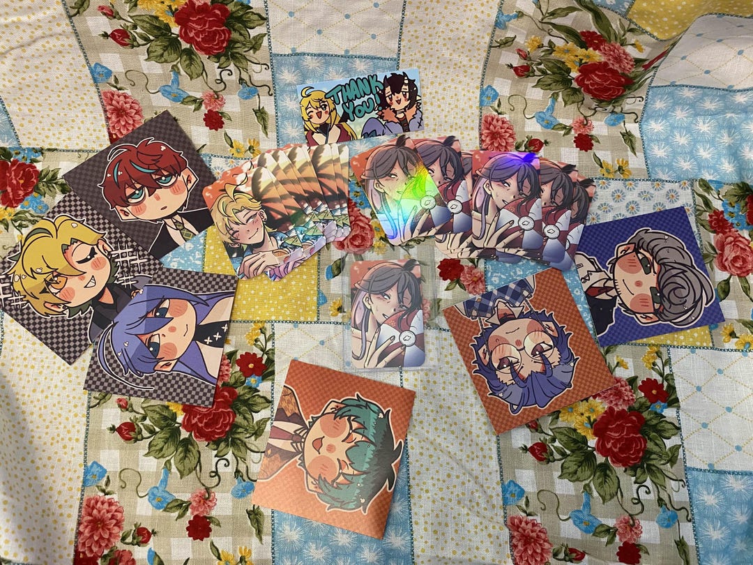 Hypmic Fanmade Holographic Summer Cards Jakurai Jinguji and Hifumi ...