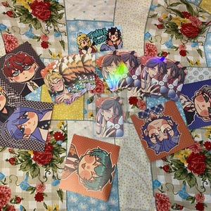Tarjetas de verano holográficas creadas por fans de Hypmic: Jakurai Jinguji y Hifumi Izanami