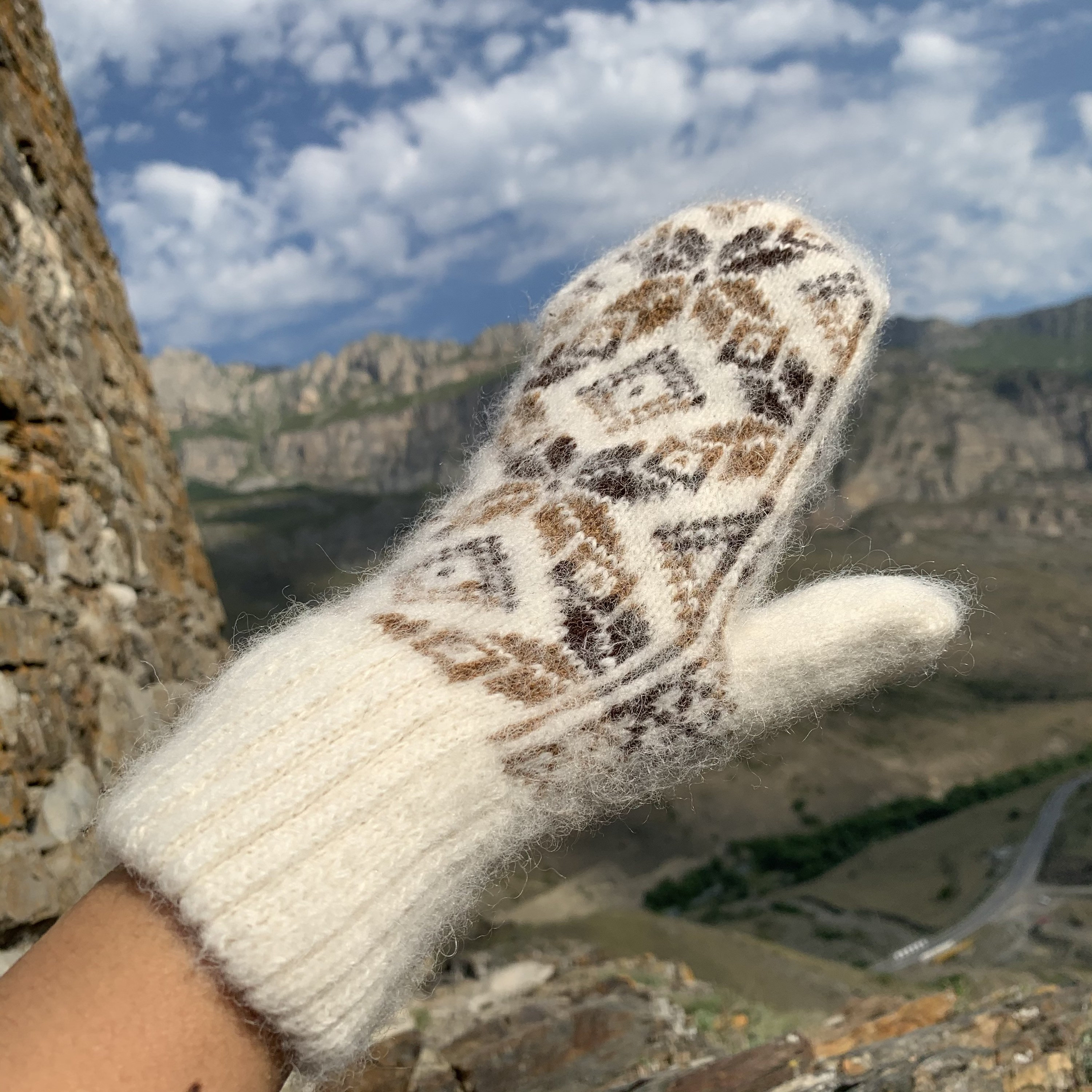 Womens Fuzzy Mittens Pure Wool Mittens Warm Russian mohair Etsy