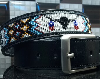 Indian Beaded Belt - Etsy New Zealand