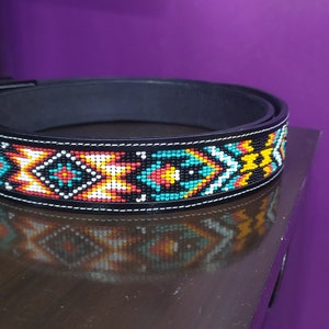 Ledergürtel mit Perlen für Frauen, Männerperlengürtel, abnehmbare Schnalle, Gürtel aus echtem Leder, Vintage-Cowboy-Gürtel, handgefertigte