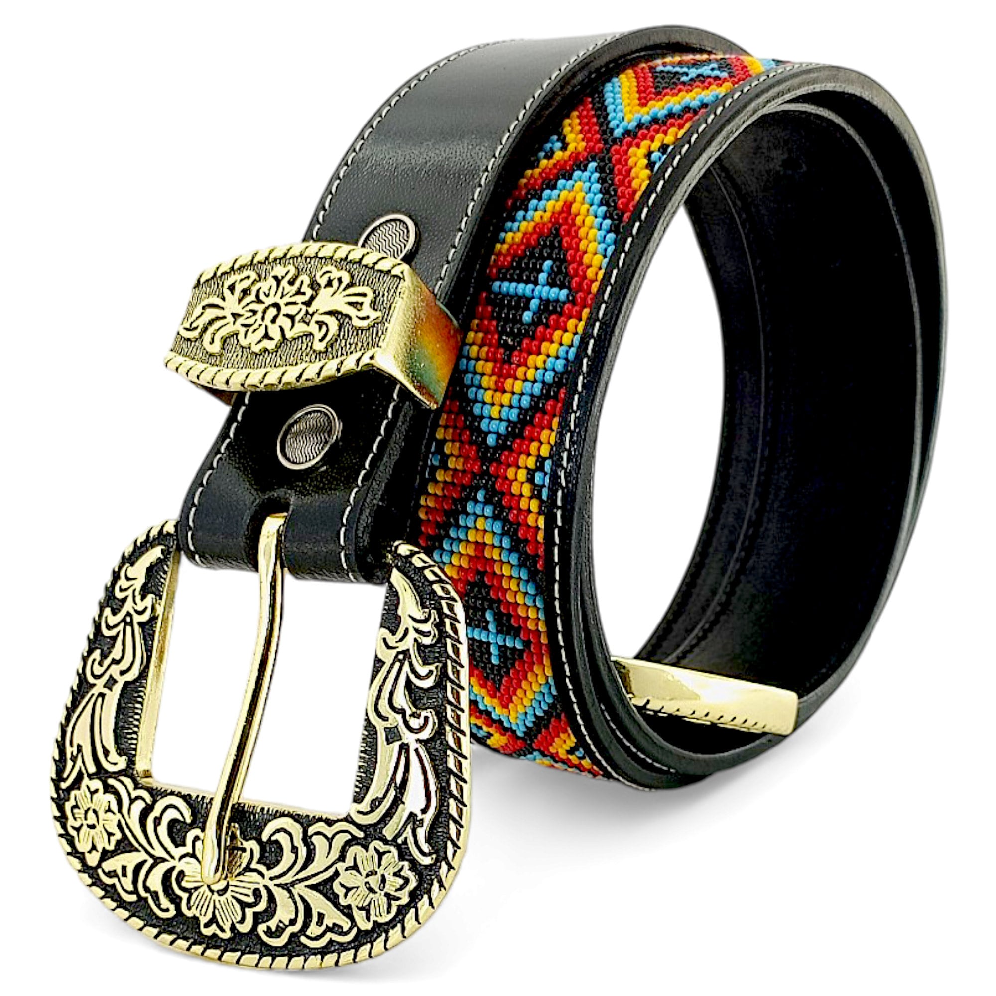 Cintura Western Pool's Con Decorazioni E Perline Pool's | Cinture - Foto 7