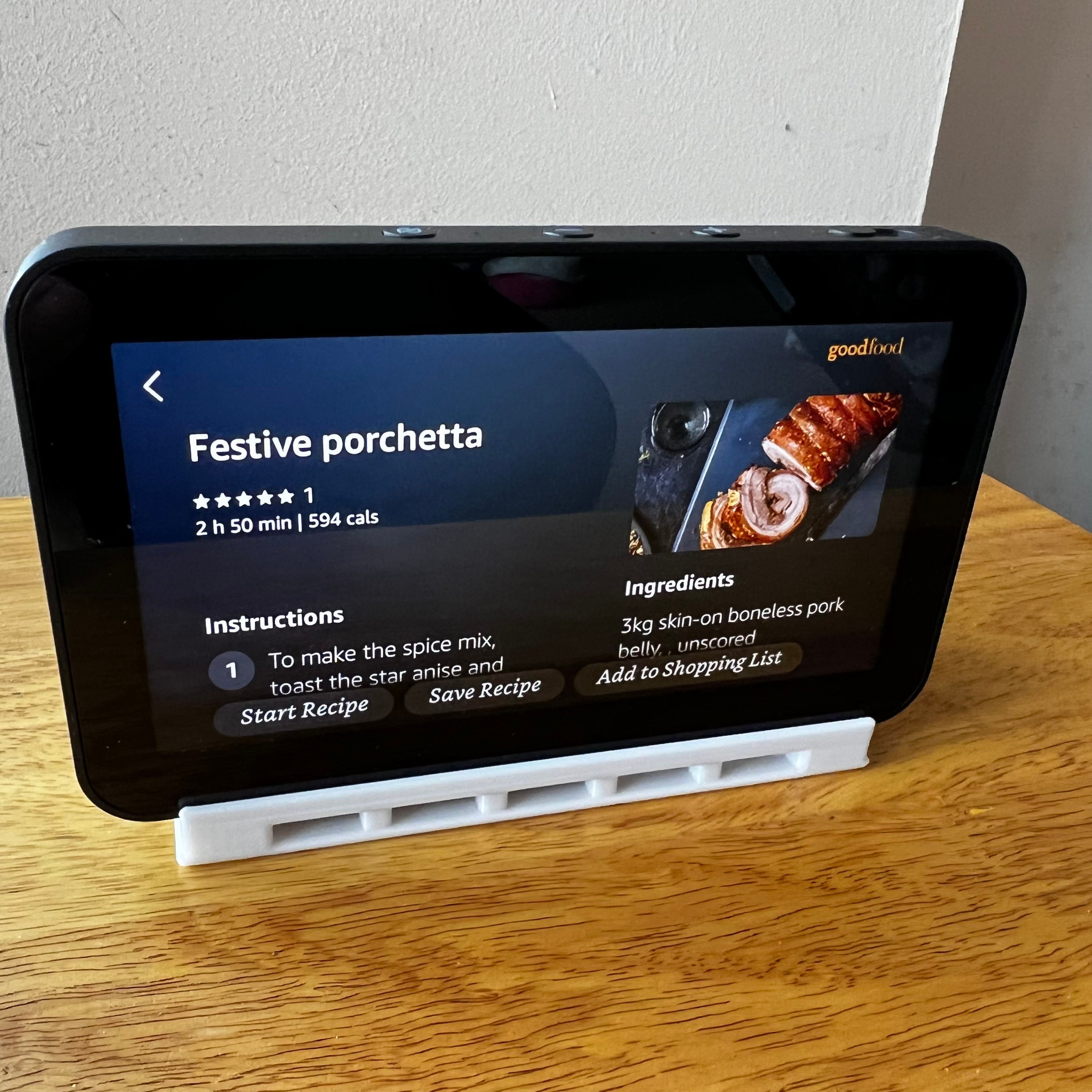 Wall Mount Bracket for Echo Show 8 Under Cabinet Holder Stand