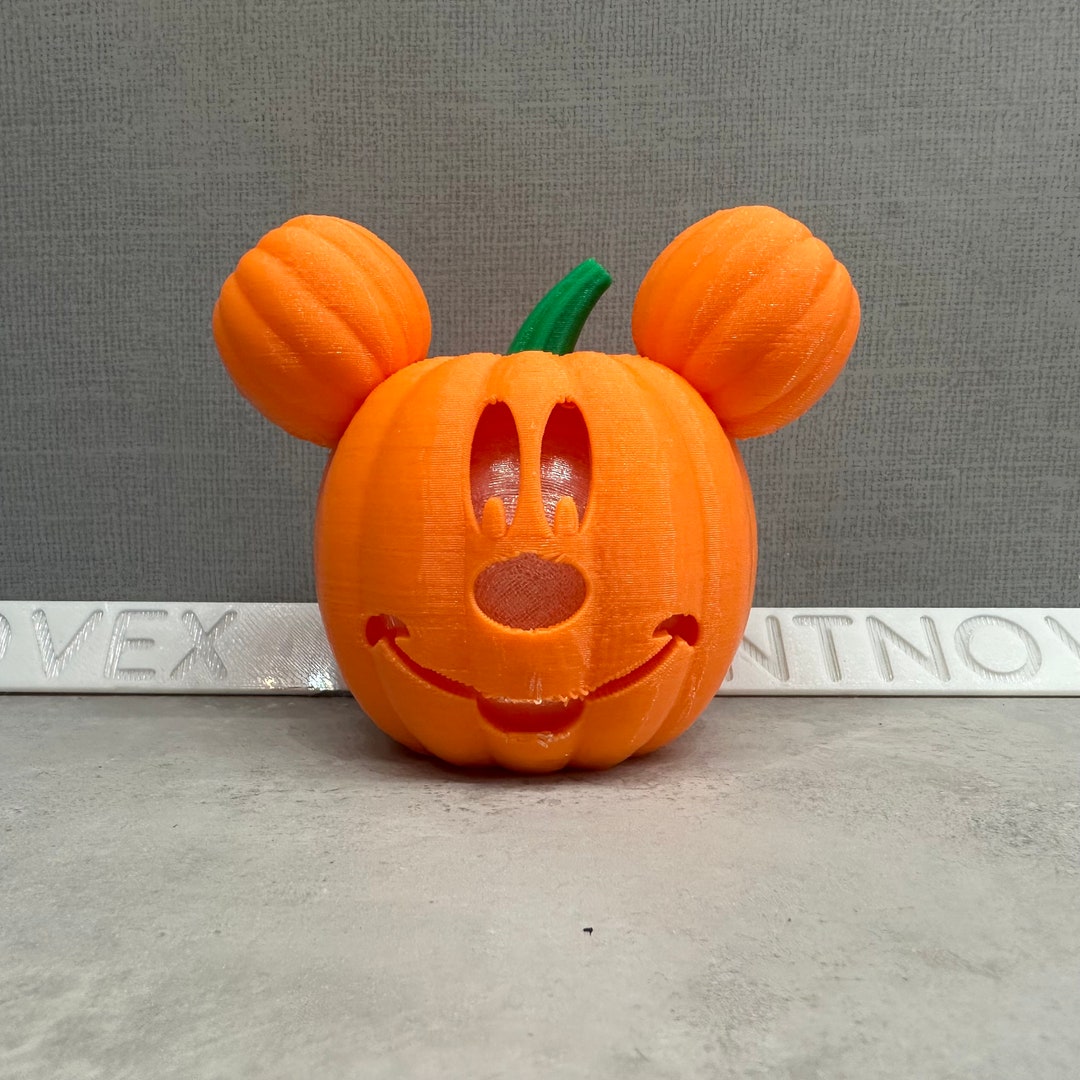 Printnovex Light up Mickey Themed Pumpkin Head Jack O Lantern Battery ...