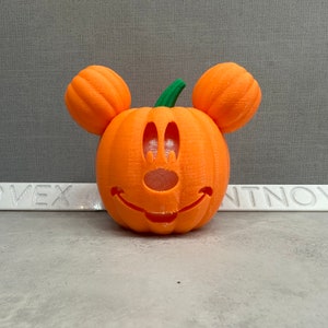 PrintNovex Podświetlana dyniowa głowa Myszki Miki Jack O Lantern na baterie na Halloween
