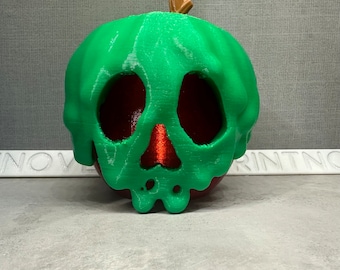 PrintNovex Light Up Poison Apple Jack o Lantern Halloween battery operated