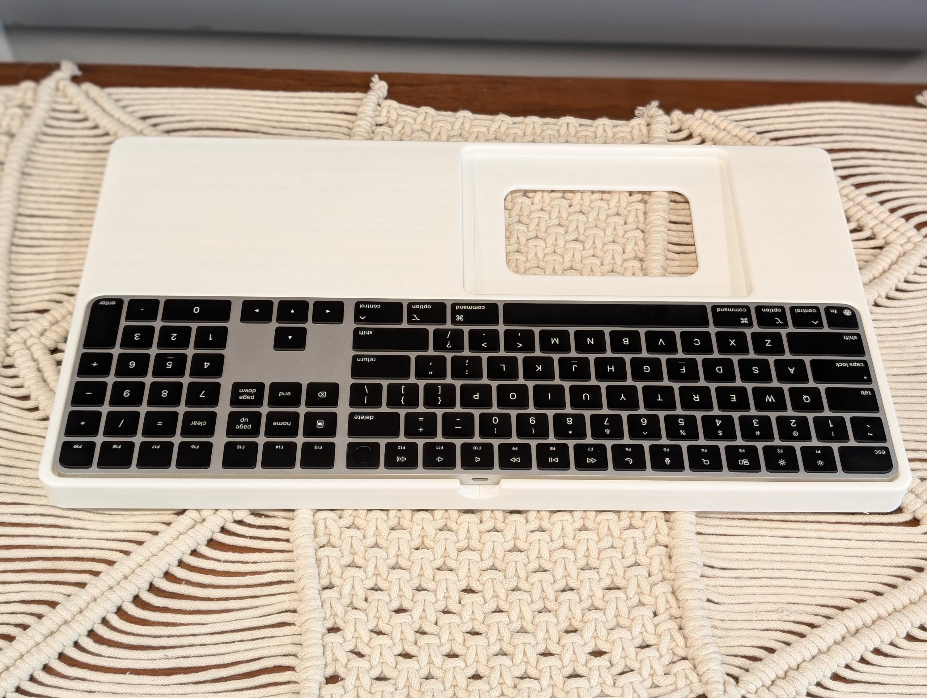 Apple Magic Keyboard With Numpad & Trackpad Tray | 3D Printed Desk
