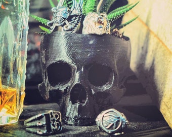 Skull Succulent Planter