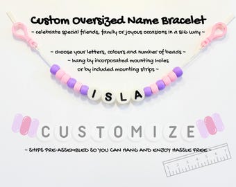 Oversized Friendship Bracelet — Custom Wall Hanging