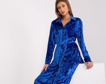 VELOUR Casual Pant Suit