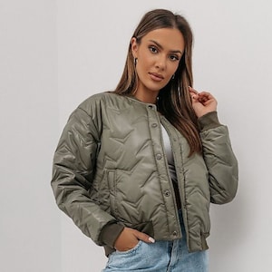 cropped 
puffer bomber