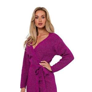 Knitted Wrap Dress