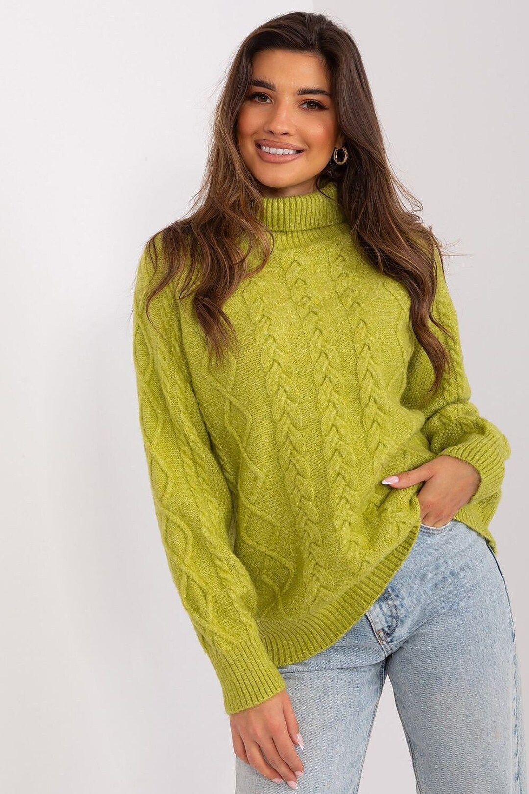 Women's Colorful Sweater | Turtleneck main image 1