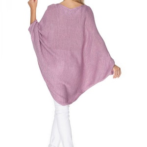 KNITTED PONCHO Peekaboo, Knitted Long Sleeves Sweater, Sweater For Mothers To Be imagem 7