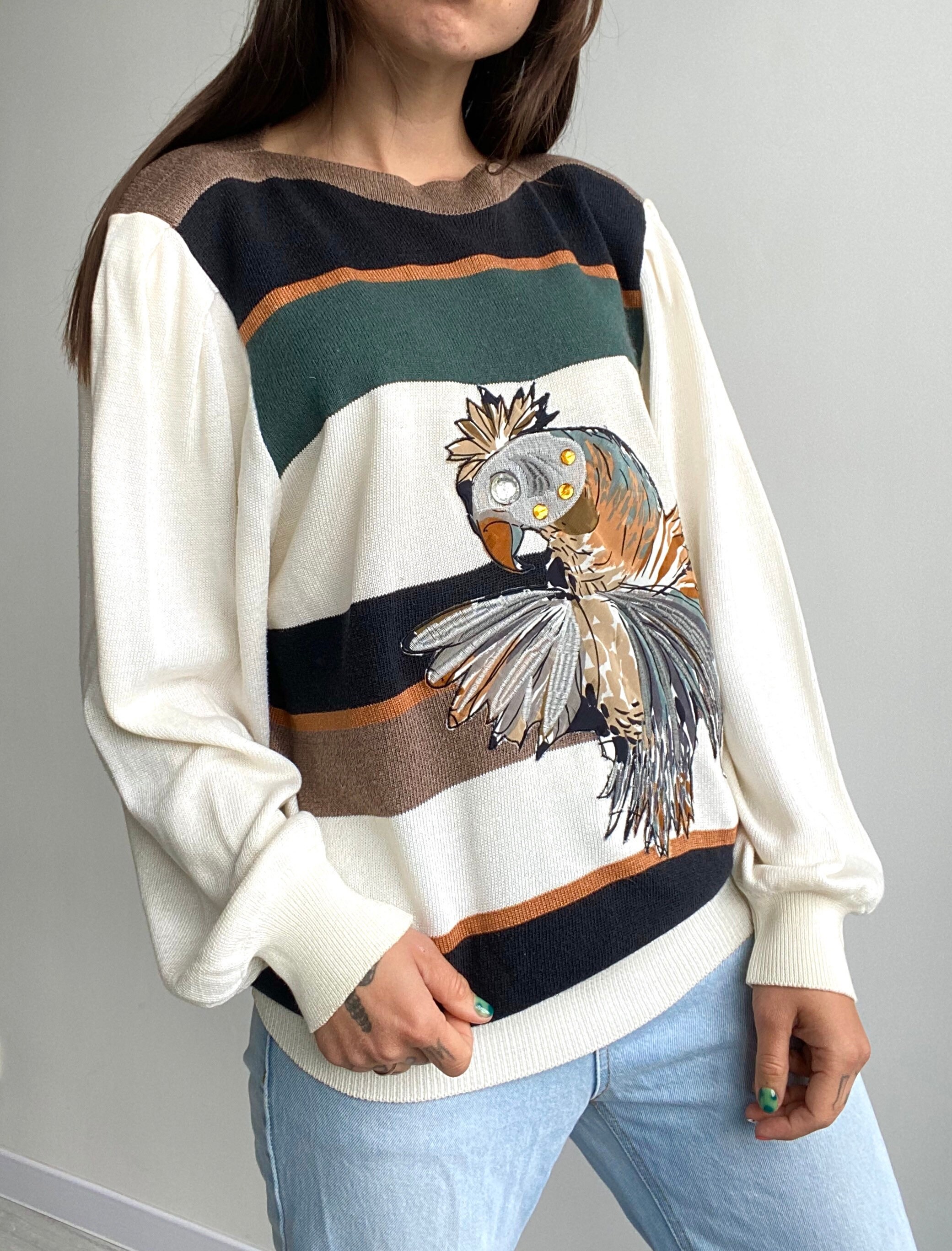 zara bird sweater