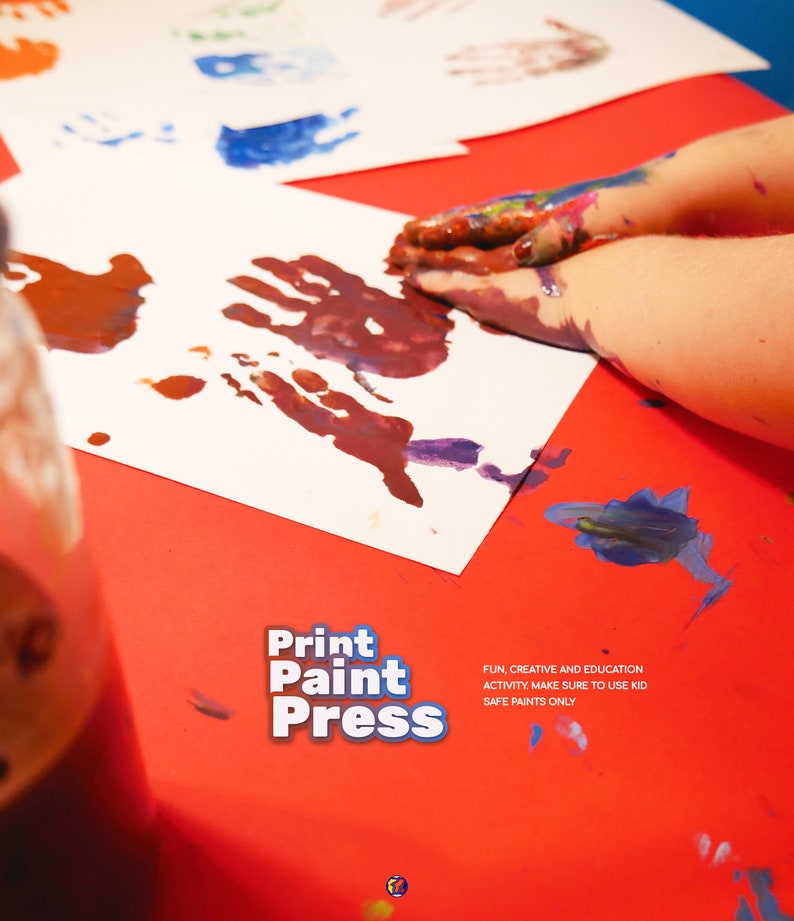 Handprint Art for Kids Handprint Crafts Flowers in Vase Etsy