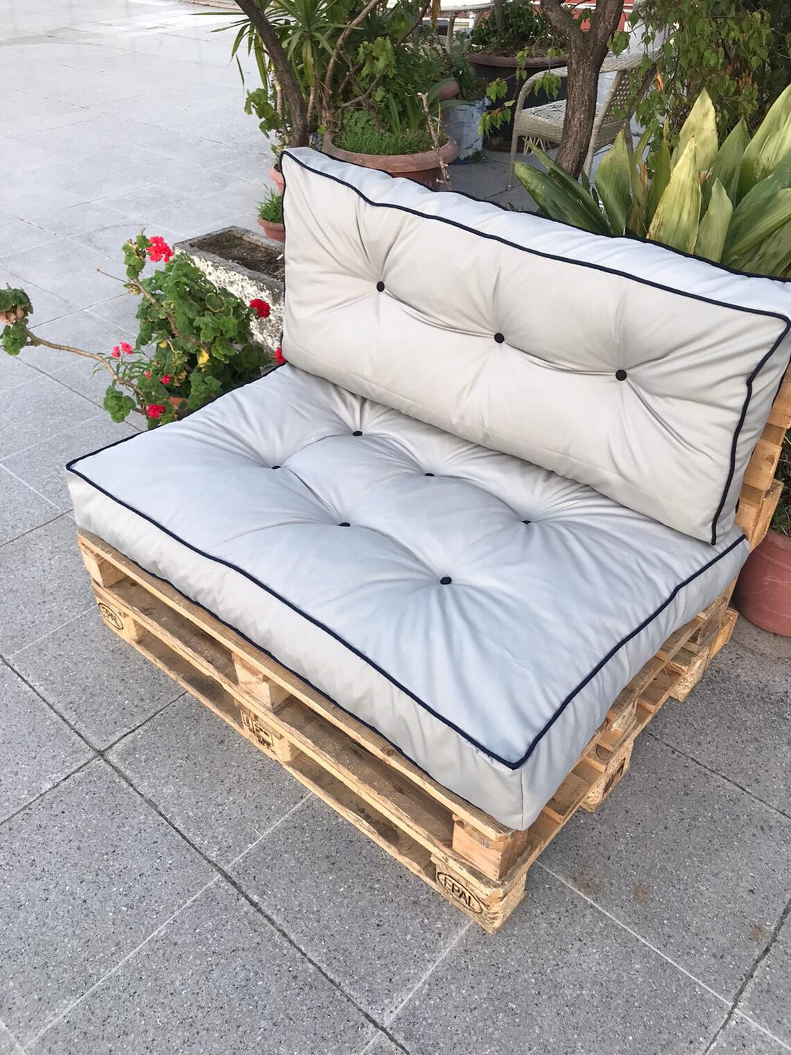 Cuscino Divano Pallet Cuscino Per Pallet In Similpelle Da Esterno