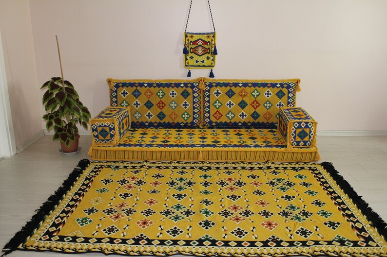 Arabic Style Floor Seating Setfloor Seating Arabicfloor Etsy
