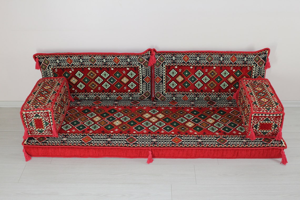 Arabic Floor Sofa Setfloor Couchoriental Floor Seating Etsy