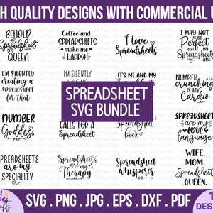 Spreadsheet Liebhaber svg svg, lustige CPA svg, Buchhalter Geschenk, Datenanalytiker Geschenk, Aktuar svg, Gradution, Cricut Cut Dateien