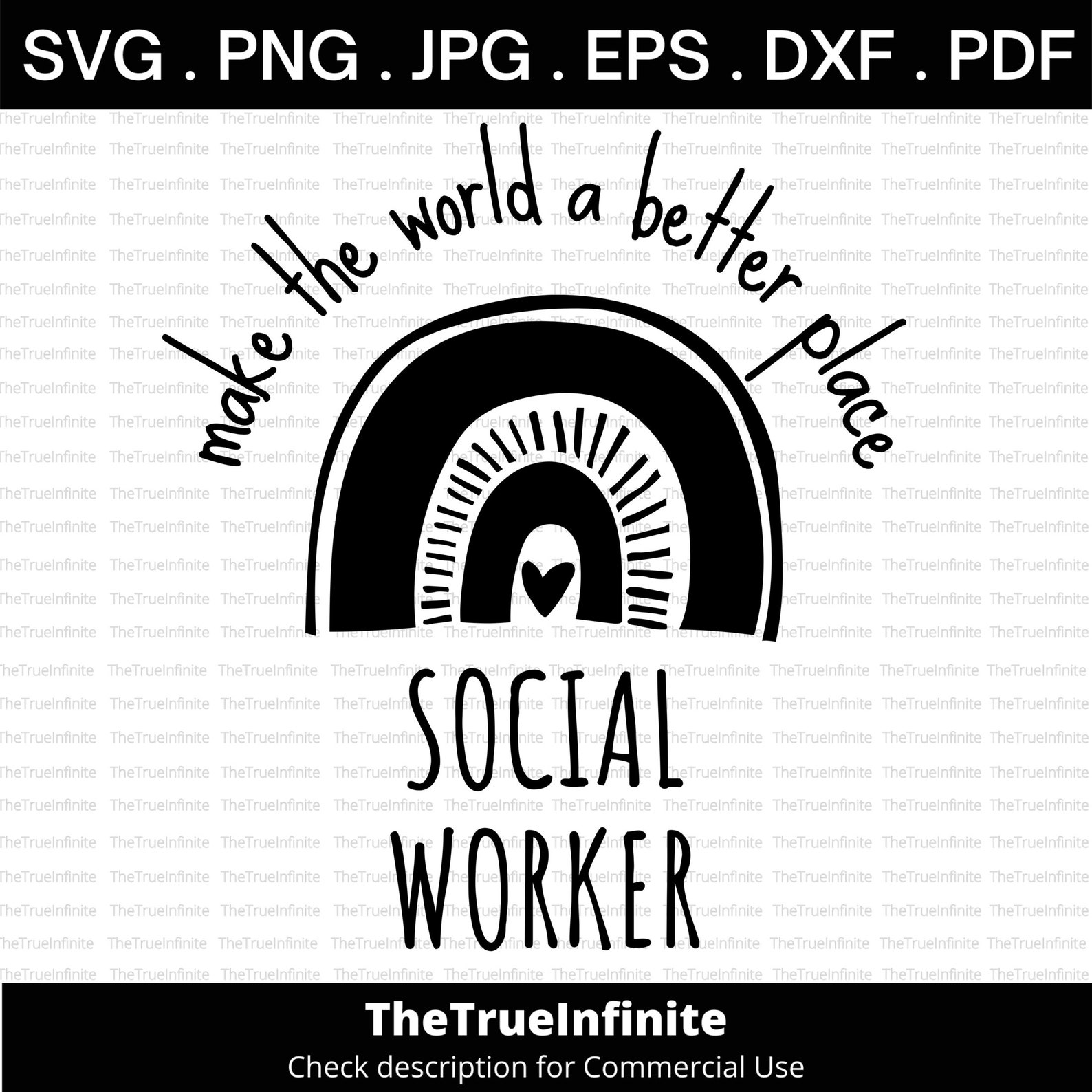 Social Worker Make The World A Better Place Svg Social Etsy