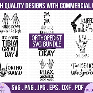 Orthopedist SVG bundel - Orthopedist Specialist Gift, de Bone Whisperer Chiropractor, Orthopedisch Chirurg, Funny Bone Doctor Surgery gesneden bestand