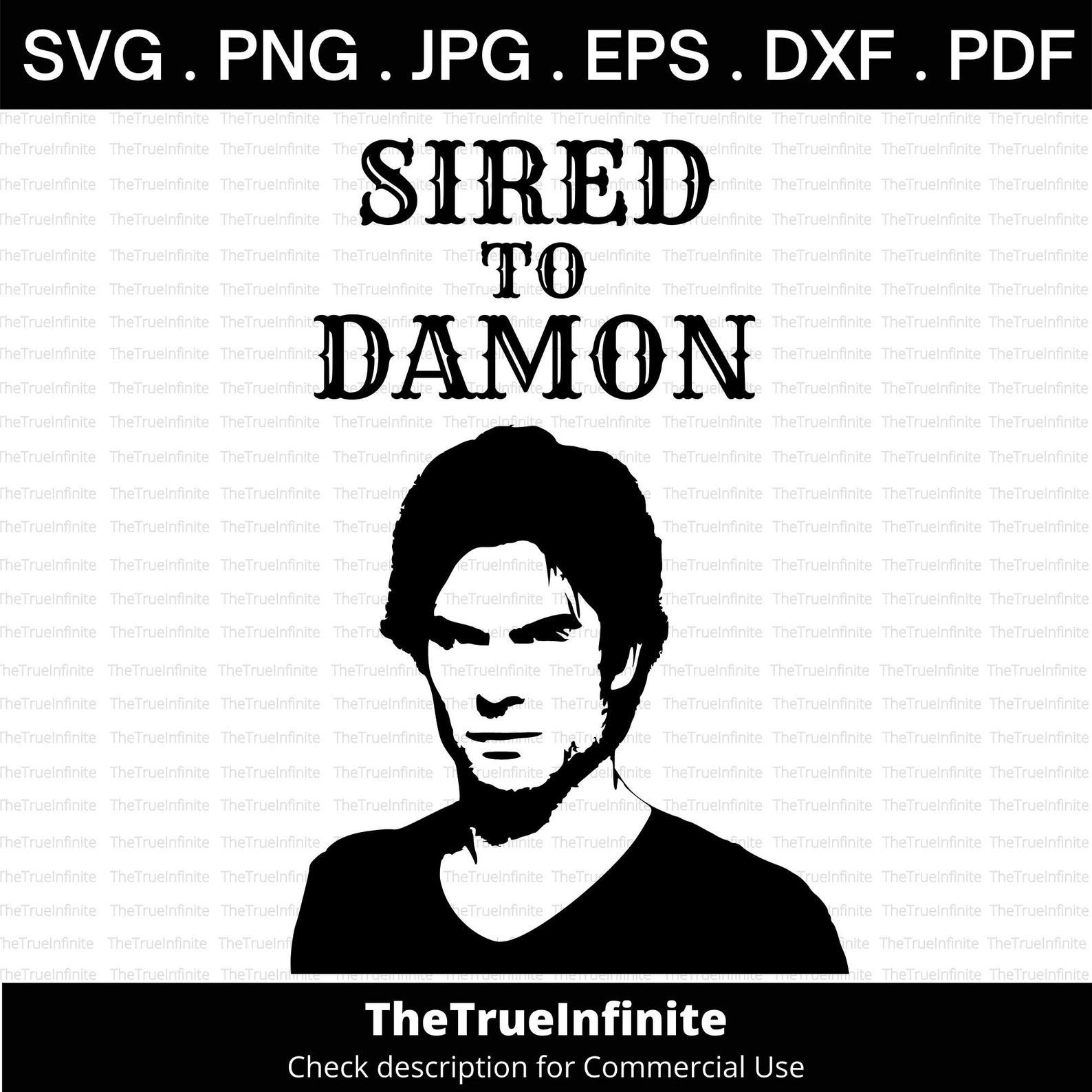 Sired To Damon Svg Vampire Diaries Damon Salvatore Et - vrogue.co