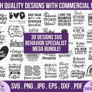 Behavior Specialist svg bundle -funny cognitive behavioral therapy svg, BS gift, child psychologist mom, CBT life graduation gift, cut files