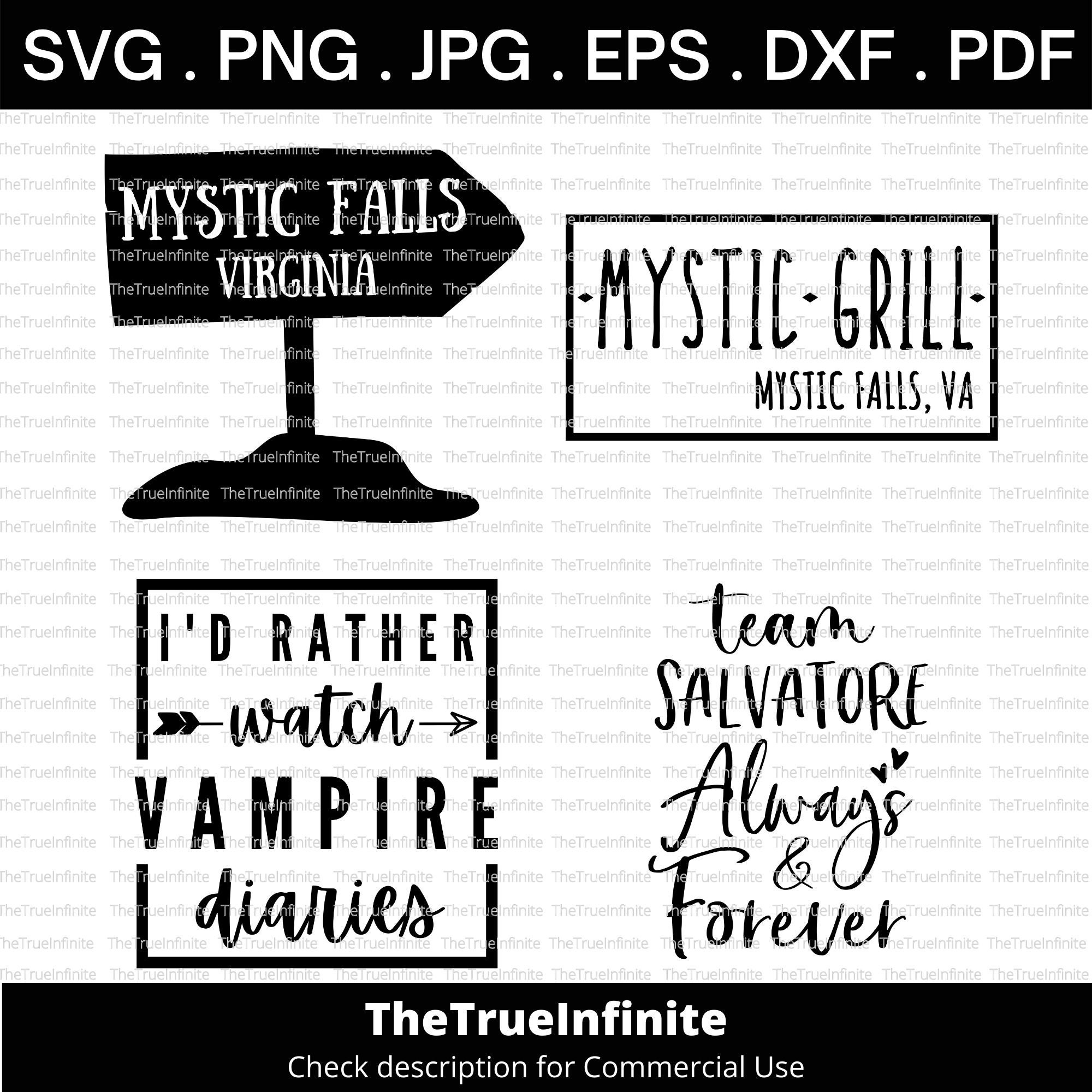 Vampire Diaries SVG Bundle-tvd Svg Bundle Damon SVG Bundle | Etsy Ireland