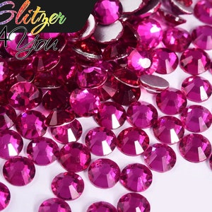 RoseB DMC rhinestones No-Hotfix various sizes for nail art